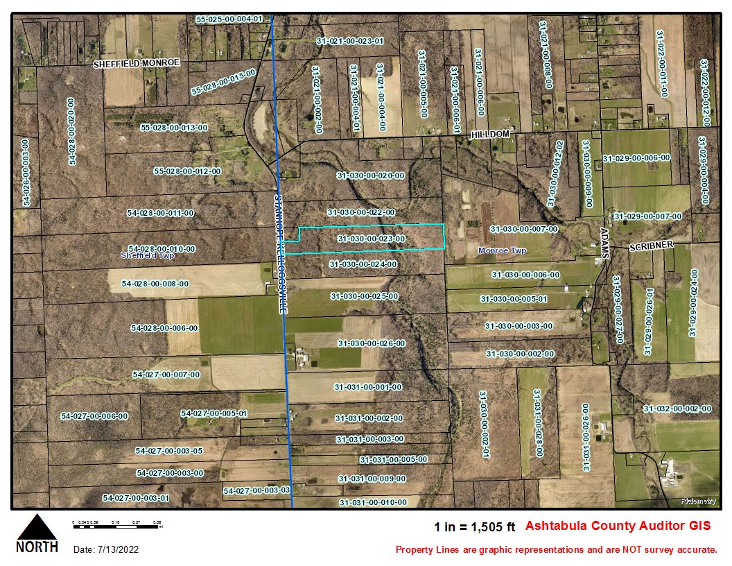 HLRBO Hunting Lease 47 acres in Ashtabula County,Ohio