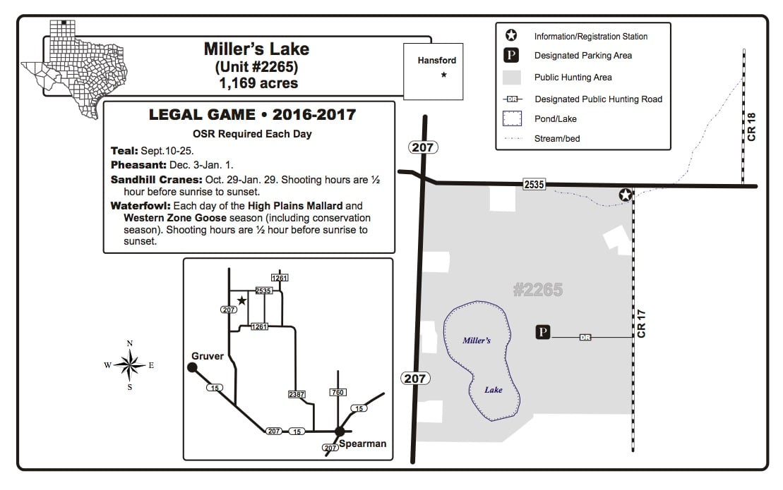 HLRBO Hunting Lease 1169 acres in Hansford County,Texas