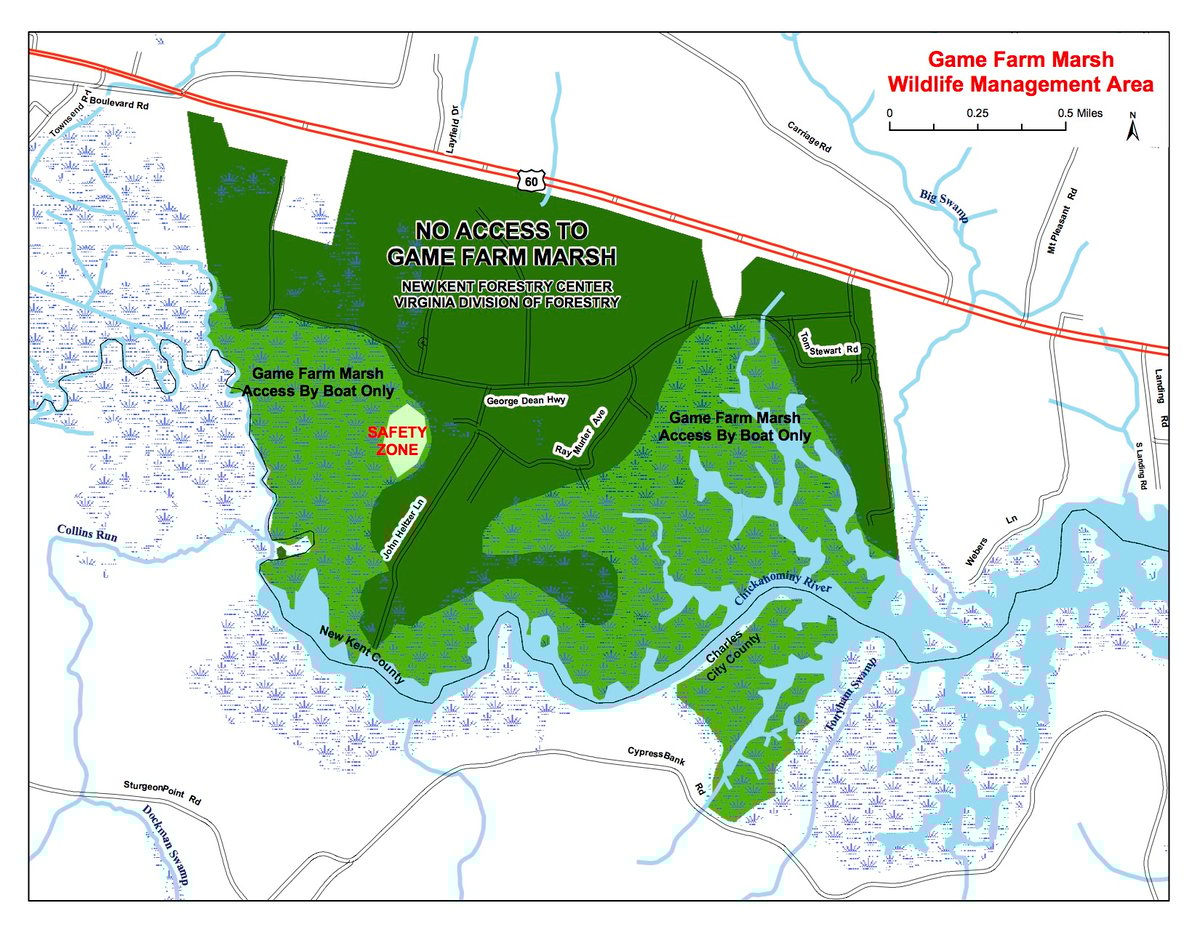 HLRBO Hunting Lease 429 acres in New Kent County,Virginia