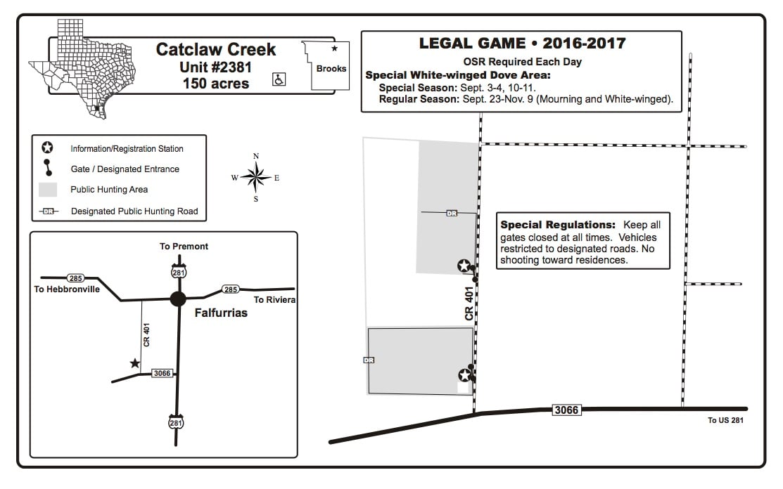 HLRBO Hunting Lease 150 acres in Brooks County,Texas
