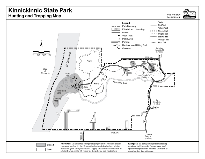 HLRBO Hunting Lease 1400 acres in Pierce County,Wisconsin
