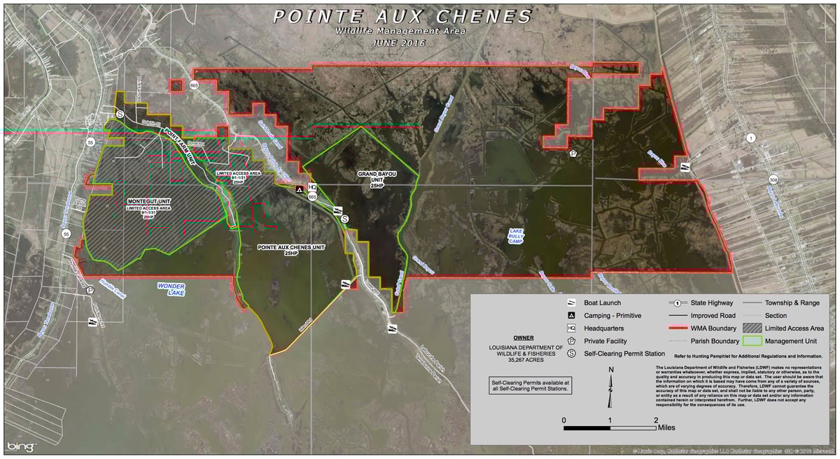 HLRBO Hunting Lease - 33488 acres in Lafourche County,Louisiana