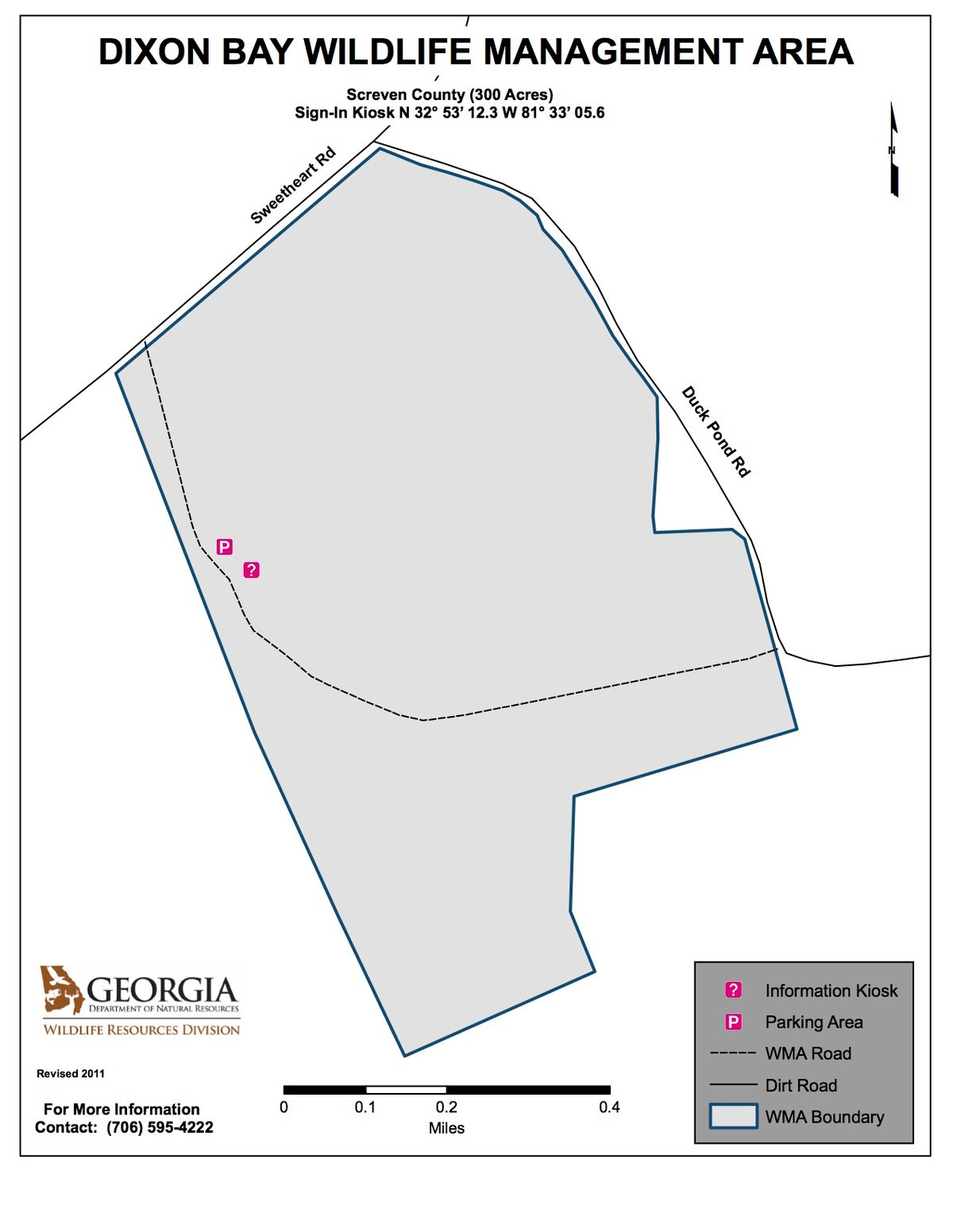 Georgia Public Hunting Land Map - kqiy3wd