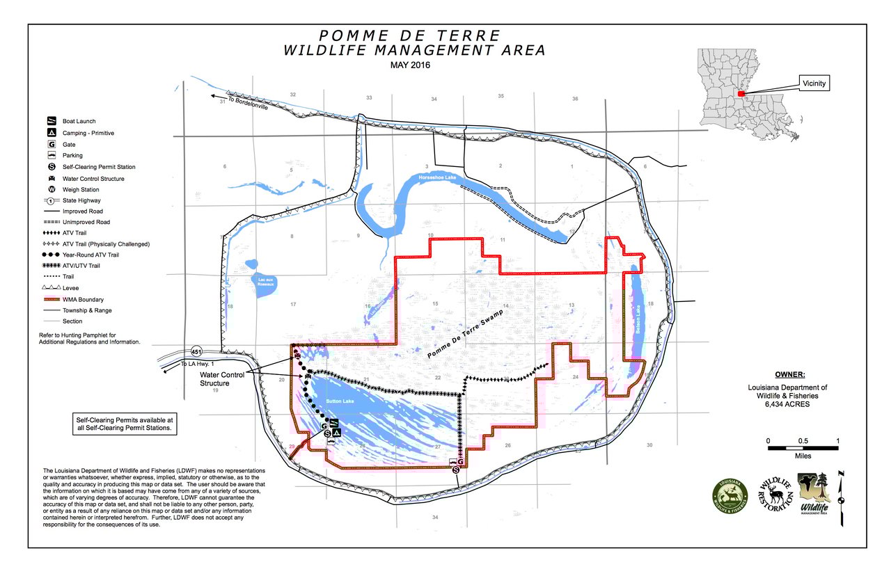 HLRBO Hunting Lease 6434 acres in Avoyelles County,Louisiana