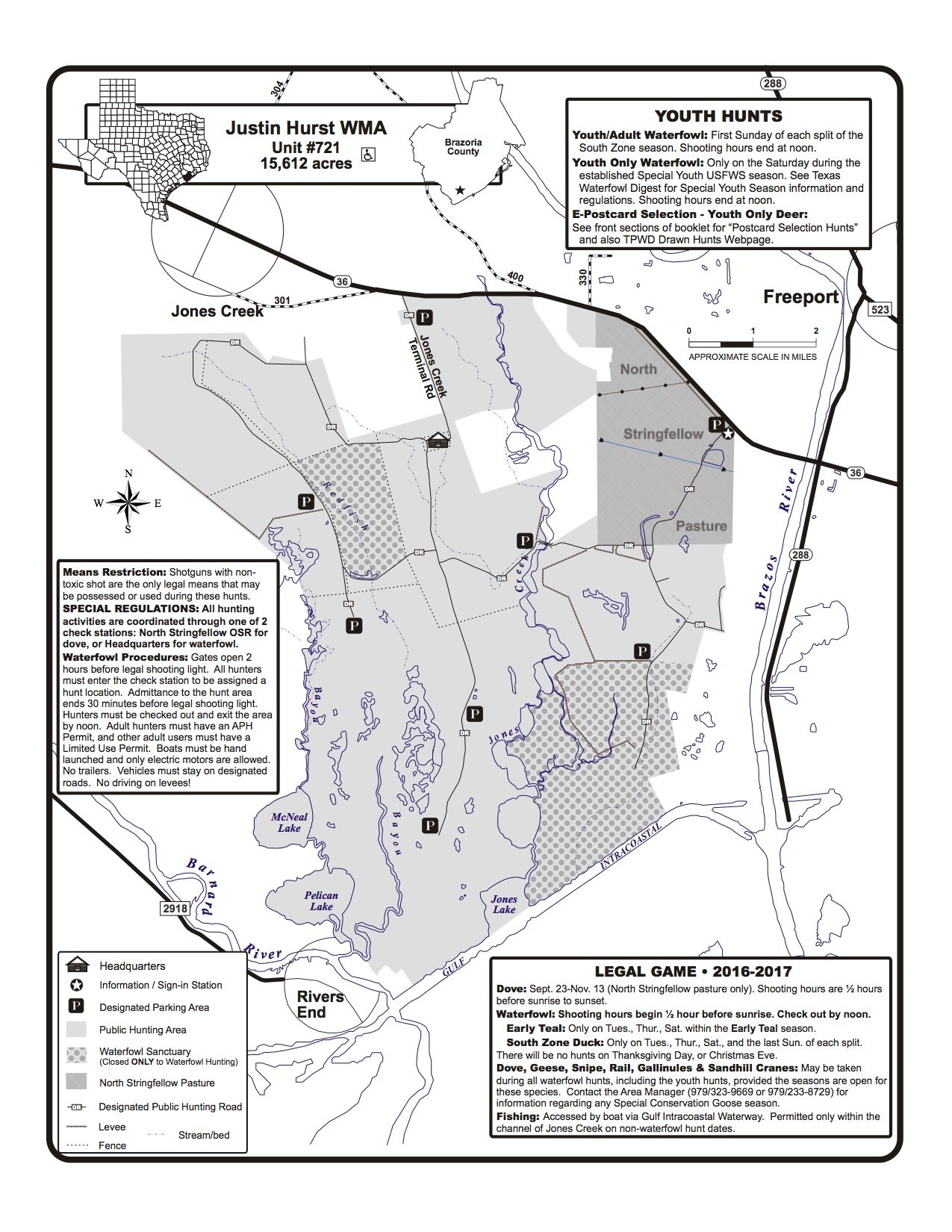HLRBO Hunting Lease 15612 acres in Brazoria County,Texas