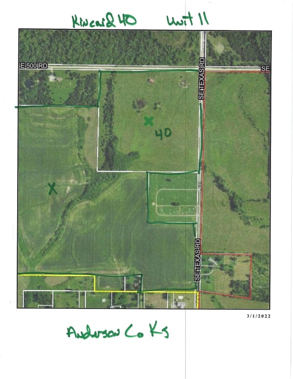 HLRBO Anderson,Kansas Hunting Lease 7,000.00 Per Year