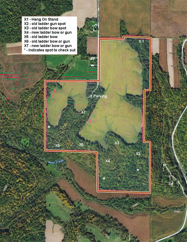 HLRBO Fillmore,Minnesota Hunting Lease 4,500.00 Per Season