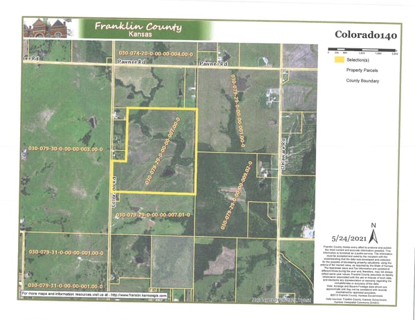 HLRBO Franklin,Kansas Hunting Lease 4,000.00 Per Year