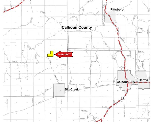 HLRBO Calhoun,Mississippi Hunting Lease 902.40 Per Year