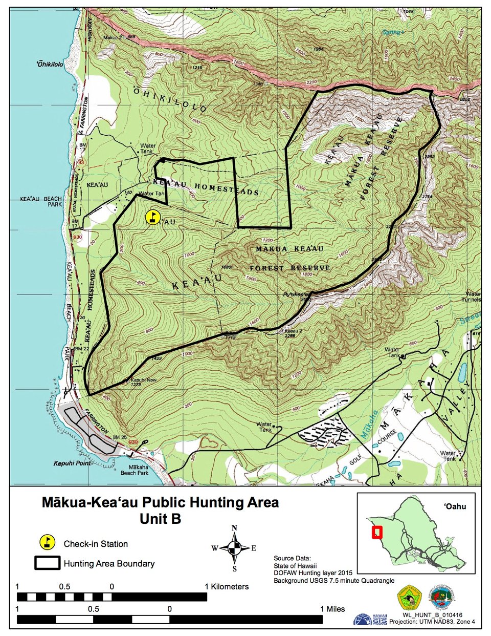 Makua Keanu Public Hunting Area B