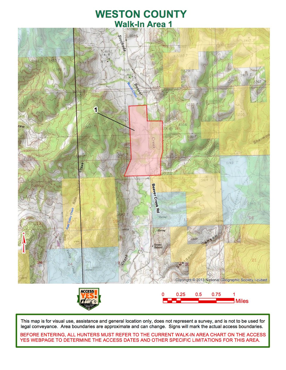 Weston County Walk In Area 1