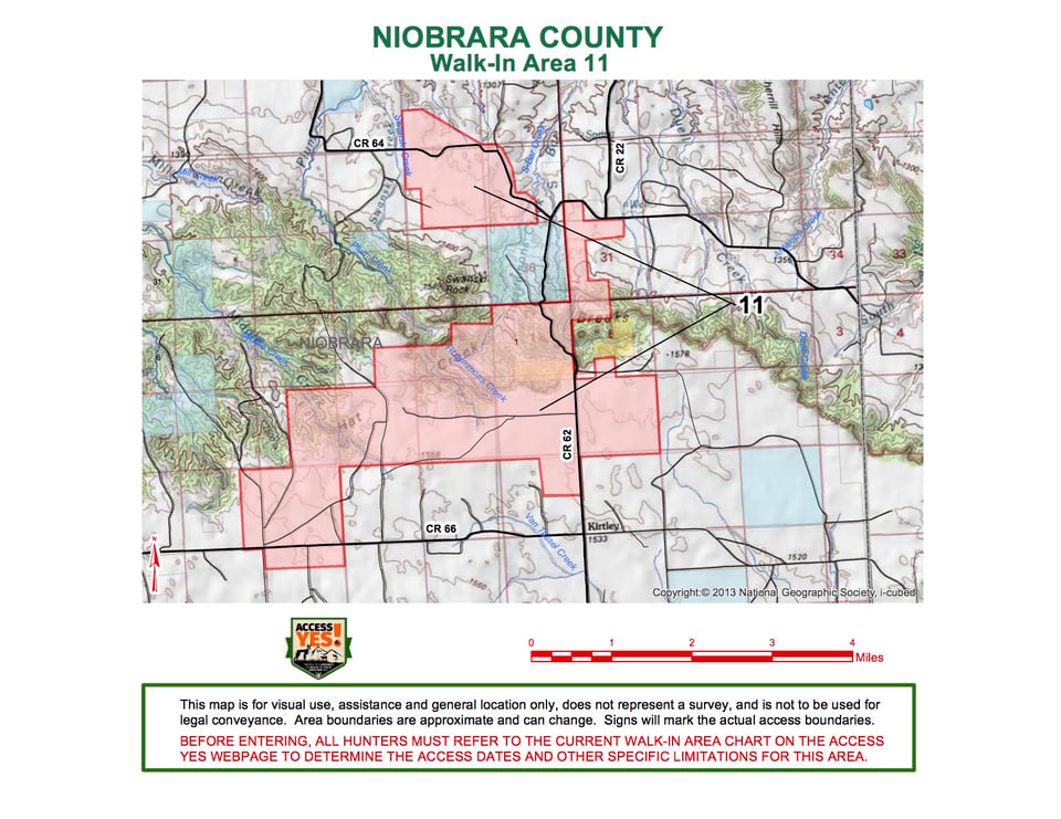 Niobrara County Walk In Area 11