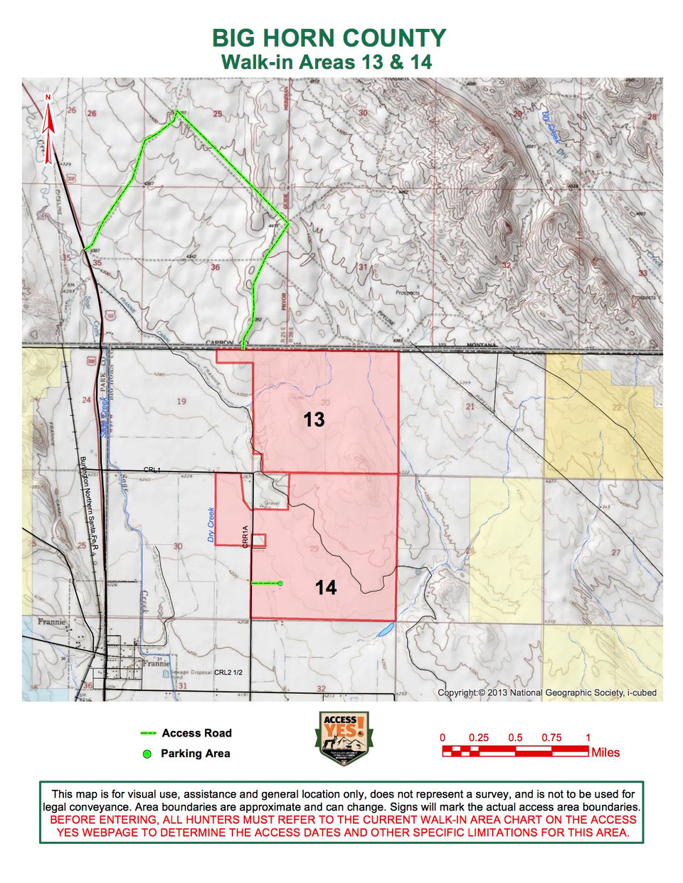 Big Horn County Walk In Area 13