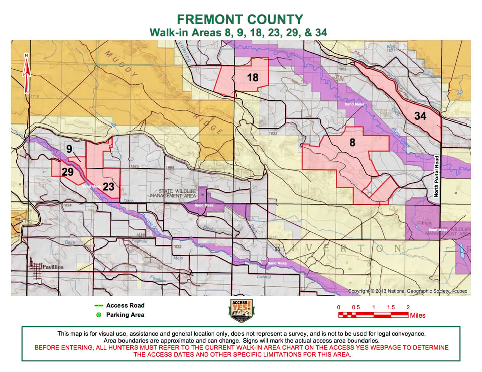 Fremont County Walk In Area 34