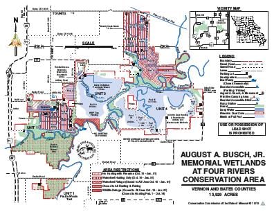 Four Rivers CA (August A Busch Jr. Memorial Wetlands at)