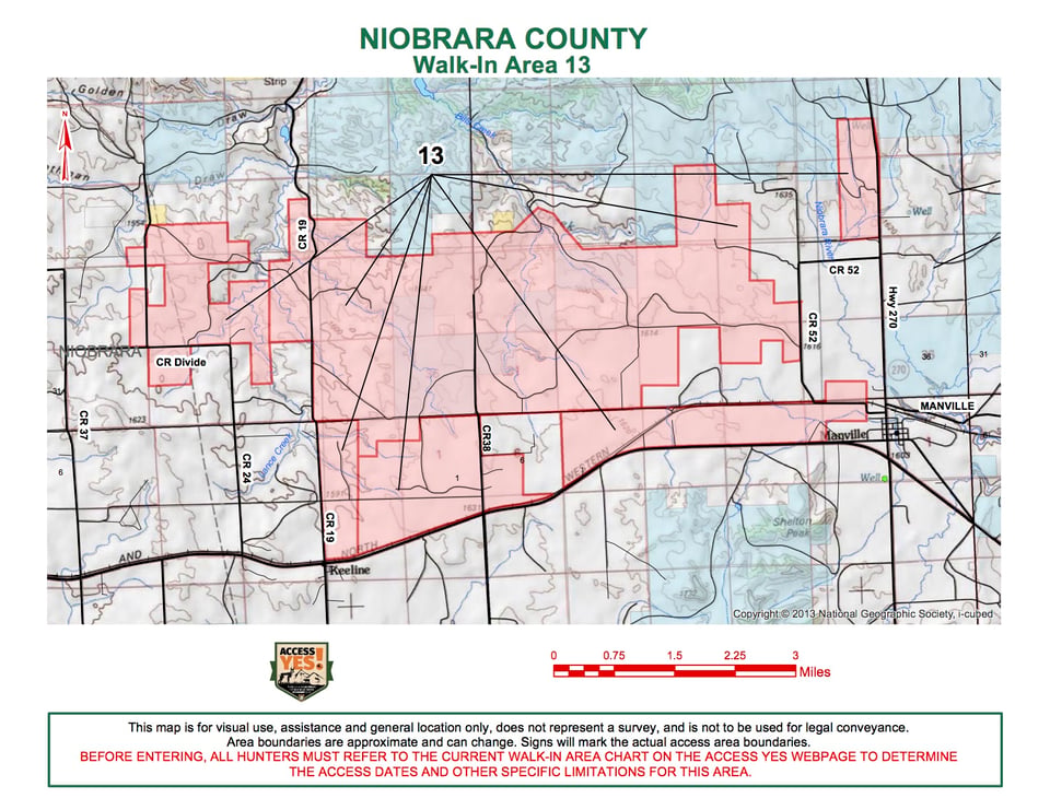 Niobrara County Walk In Area 13