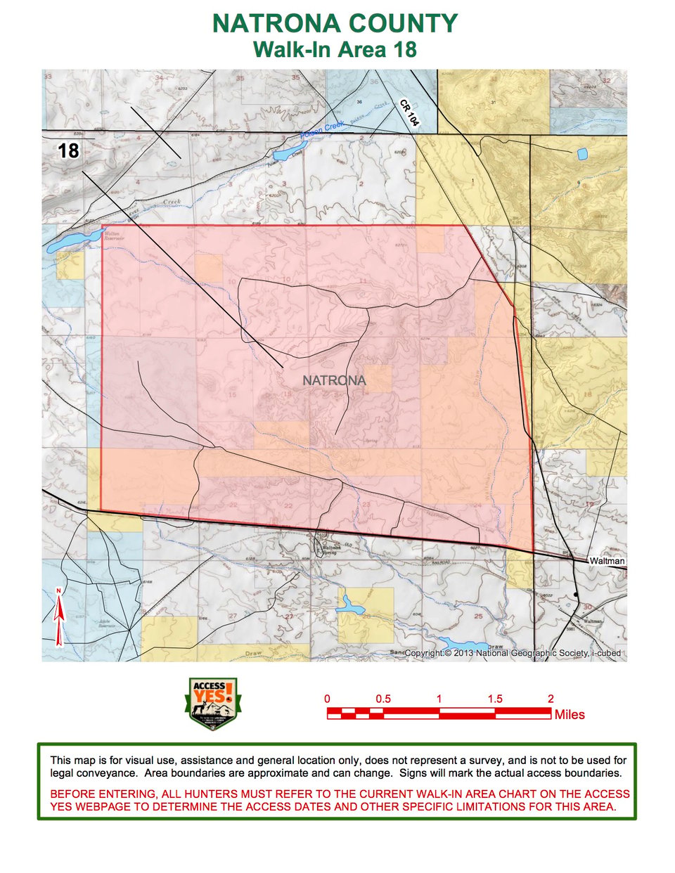 Natrona County Walk In Area 18