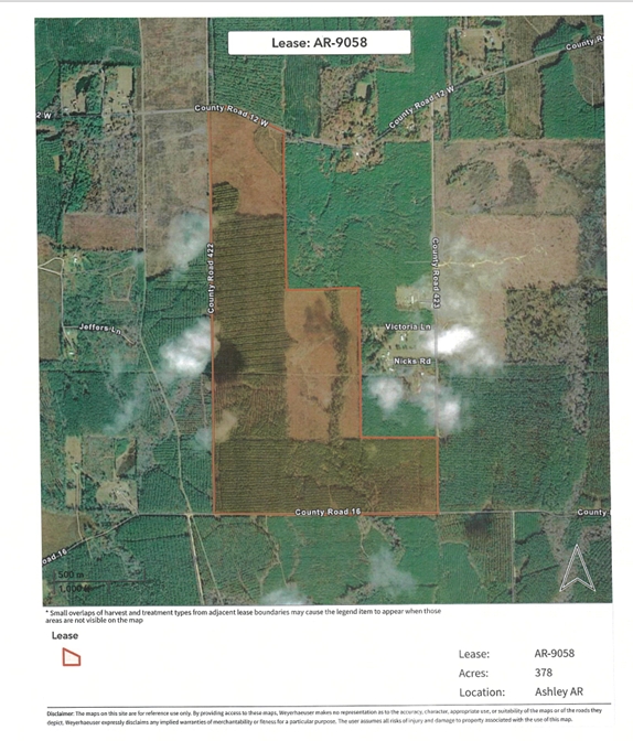 Now Leasing - 378 acres, Ashley, AR (AR-9058)