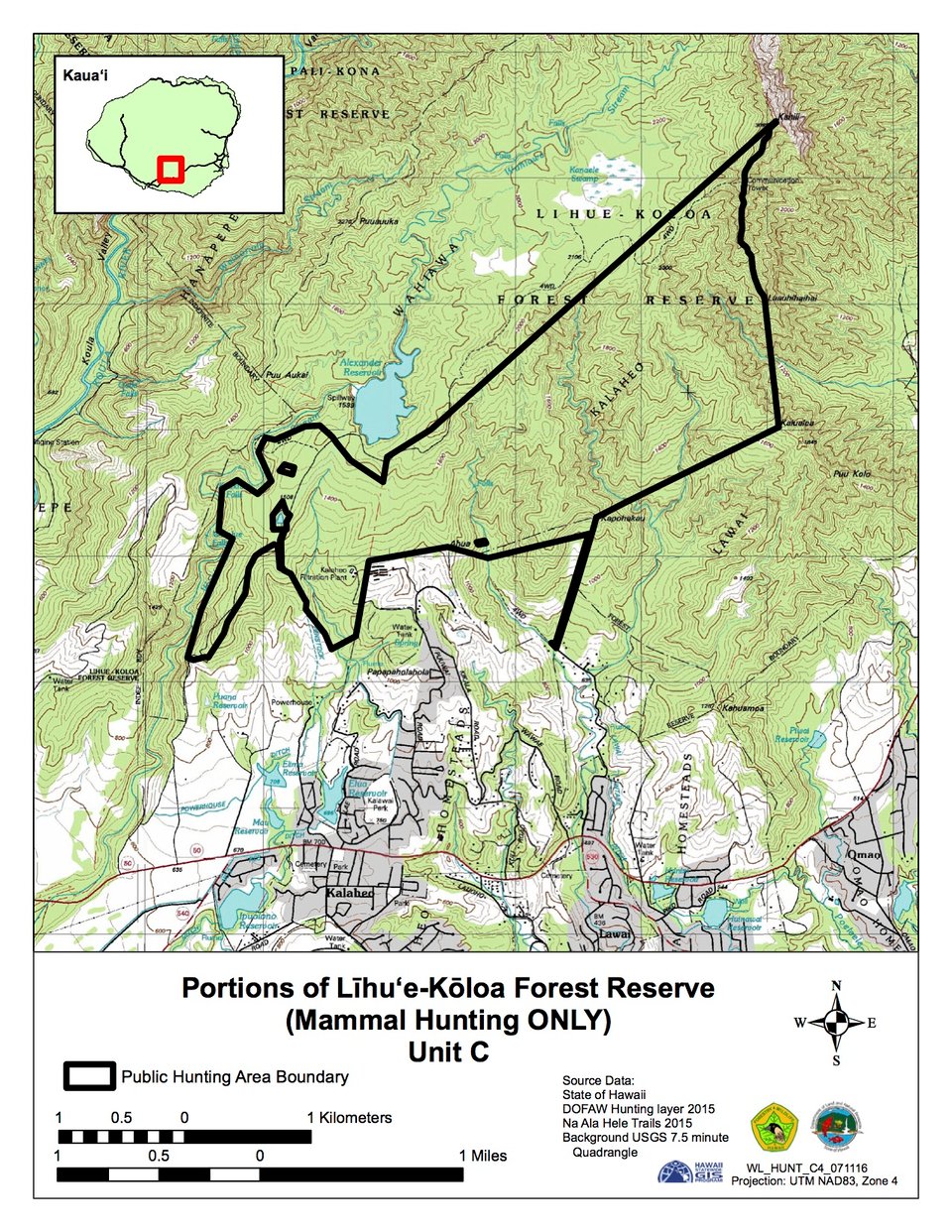 Lihue Koloa Forest Reserve - Unit C