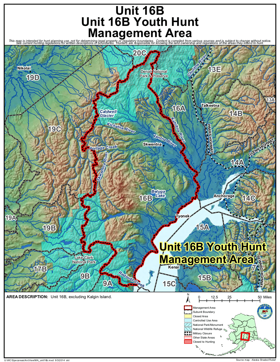 Unit 16B Youth Hunt Management Area