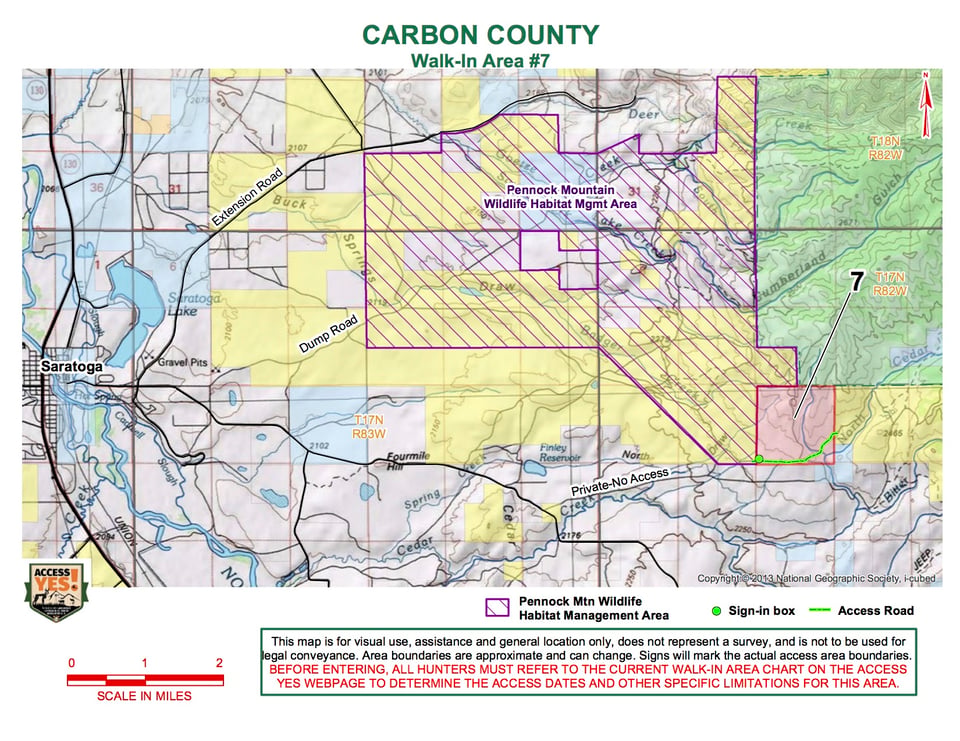 Carbon County Walk In Area 7