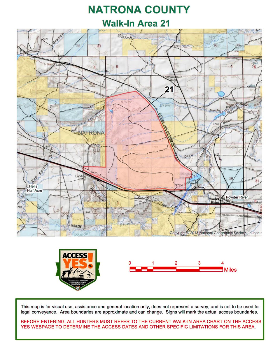 Natrona County Walk In Area 21