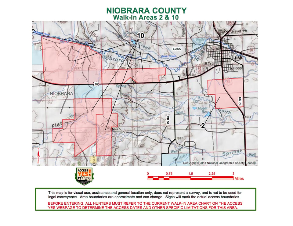 Niobrara County Walk In Area 2