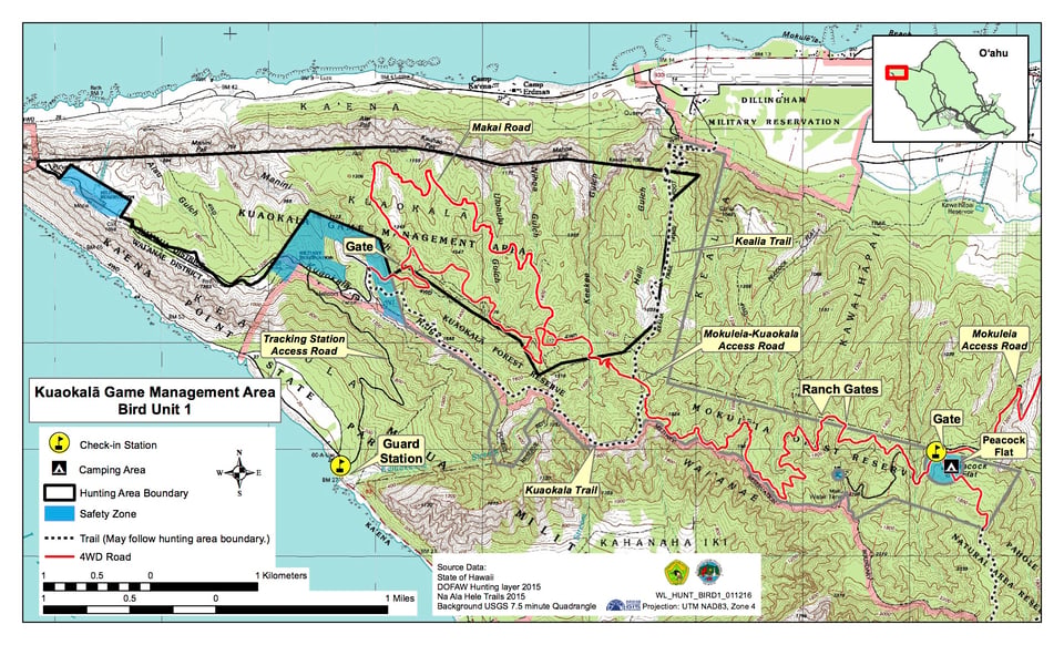 Kuaokala Game Management Hunting Area - Unit A
