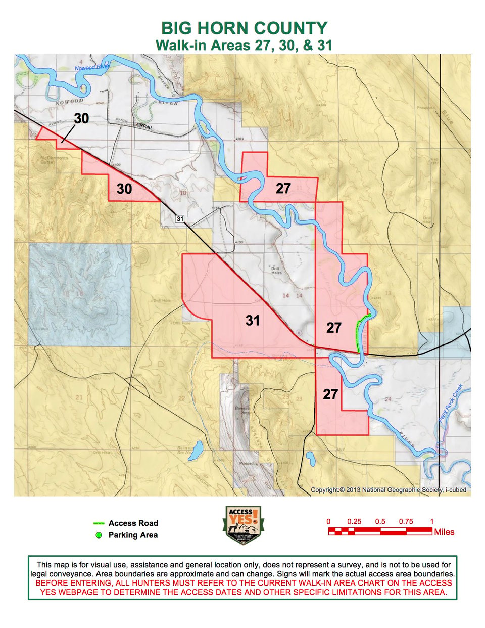 Big Horn County Walk In Area 30