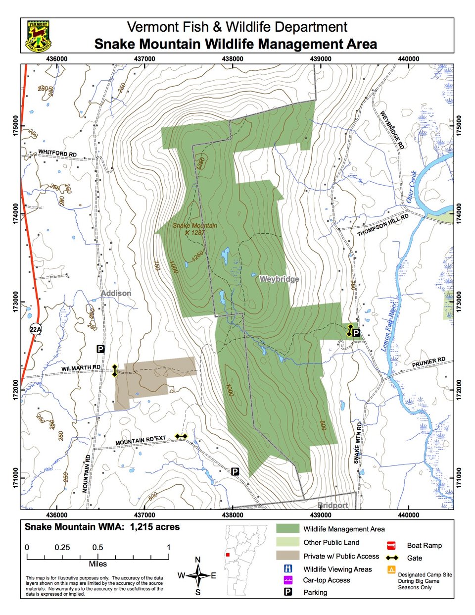 Snake Mountain Wildlife Management Area