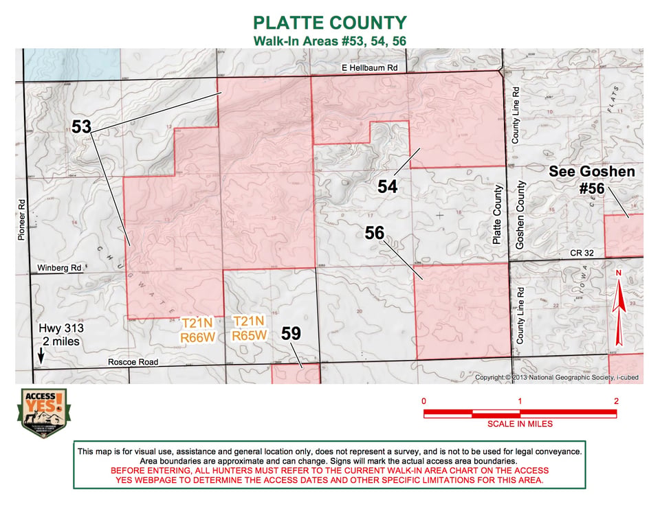 Platte County Walk In Area 54