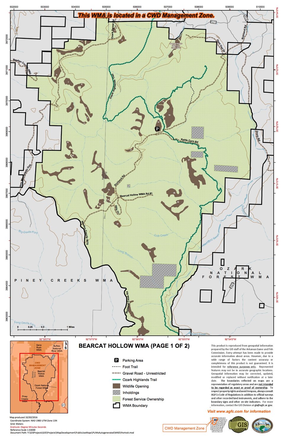 Bearcat Hollow WMA