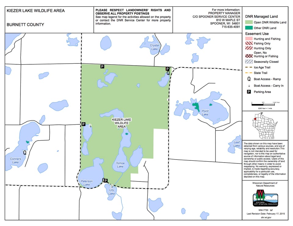 Kiezer Lake State Public Hunting Grounds