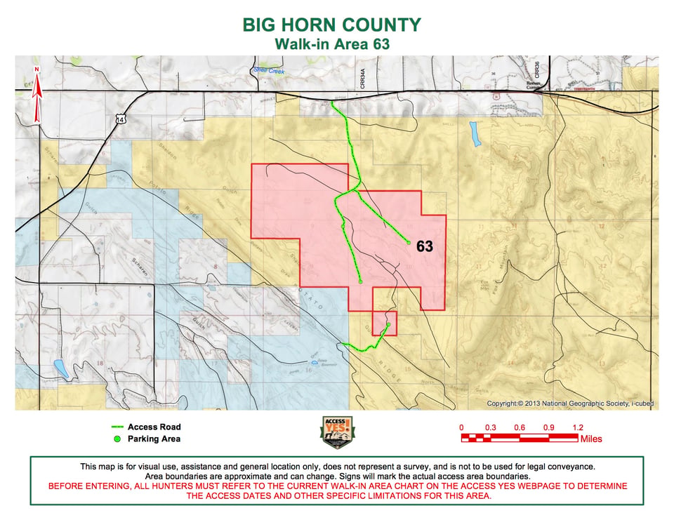 Big Horn County Walk In Area 63