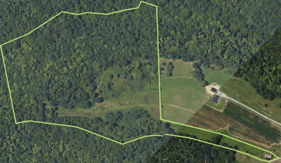 Private 43 Acre Hunting Retreat w/ Campground in Trimble Co. Kentucky