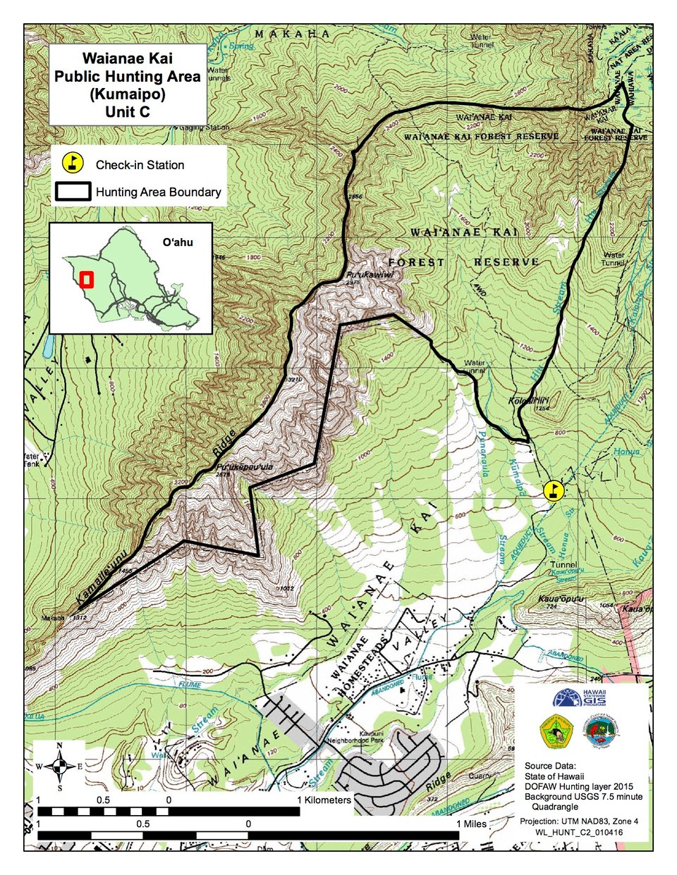 Waianae Kai Public Hunting Area C