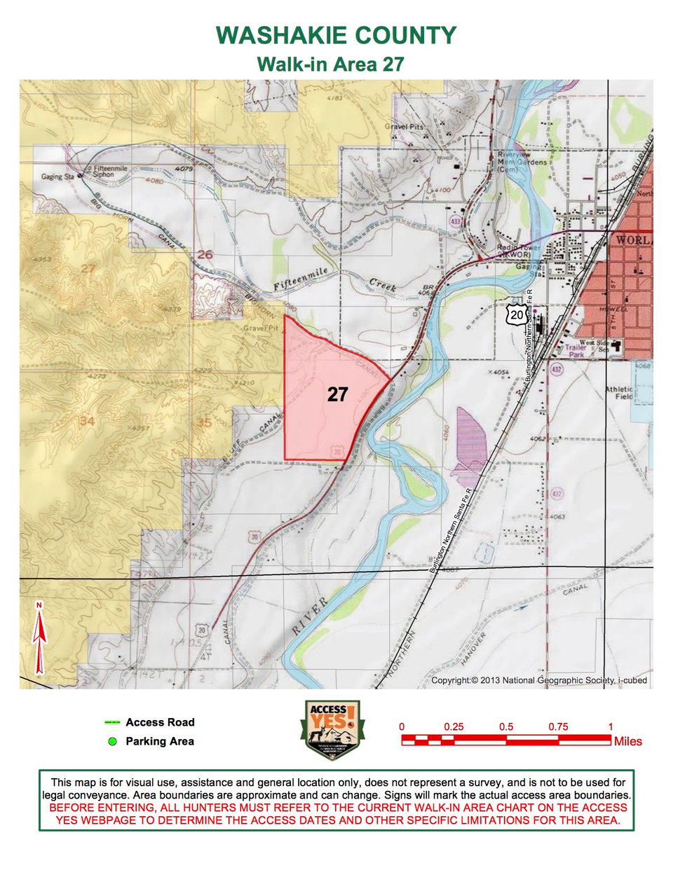 Washakie County Walk In Area 27