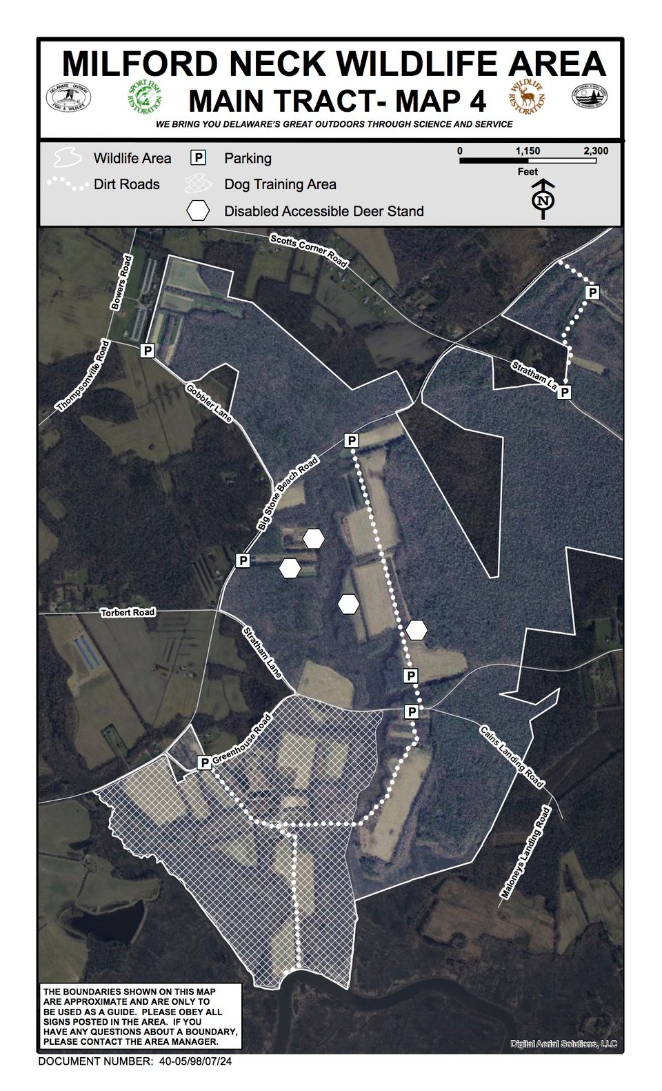 Milford Neck Wildlife Area - Main Area (Masten, Dickerson & Jester Tracts)