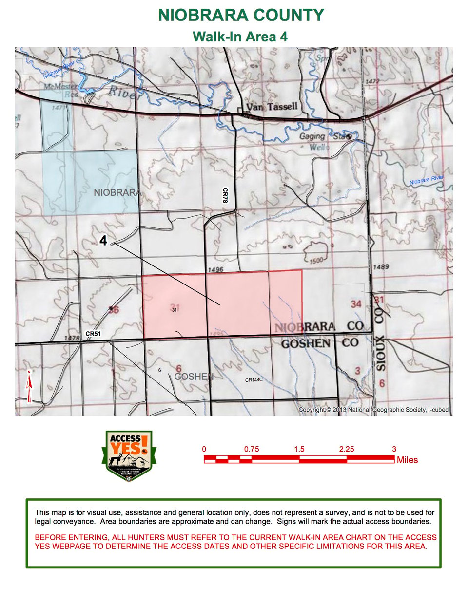 Niobrara County Walk In Area 4