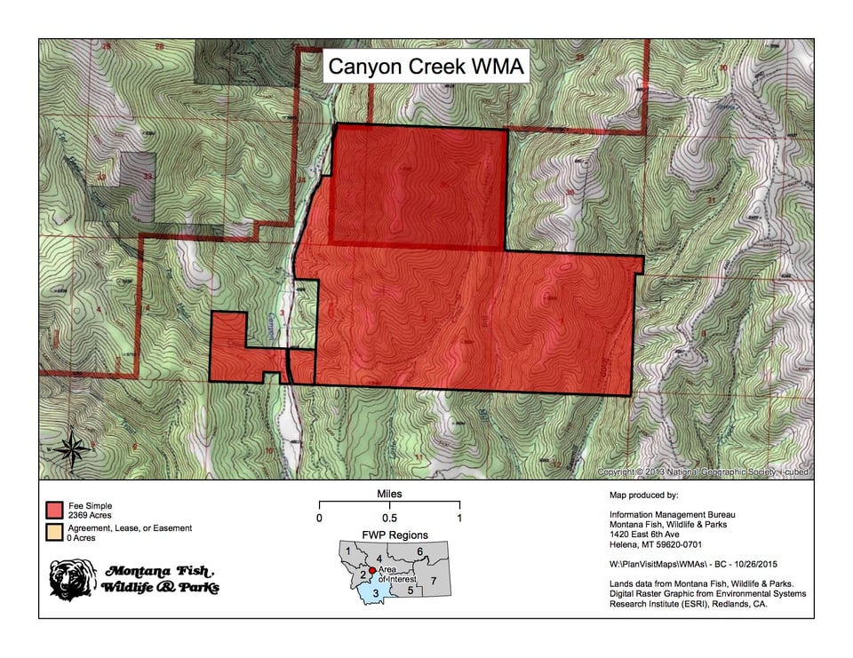 Canyon Creek WMA