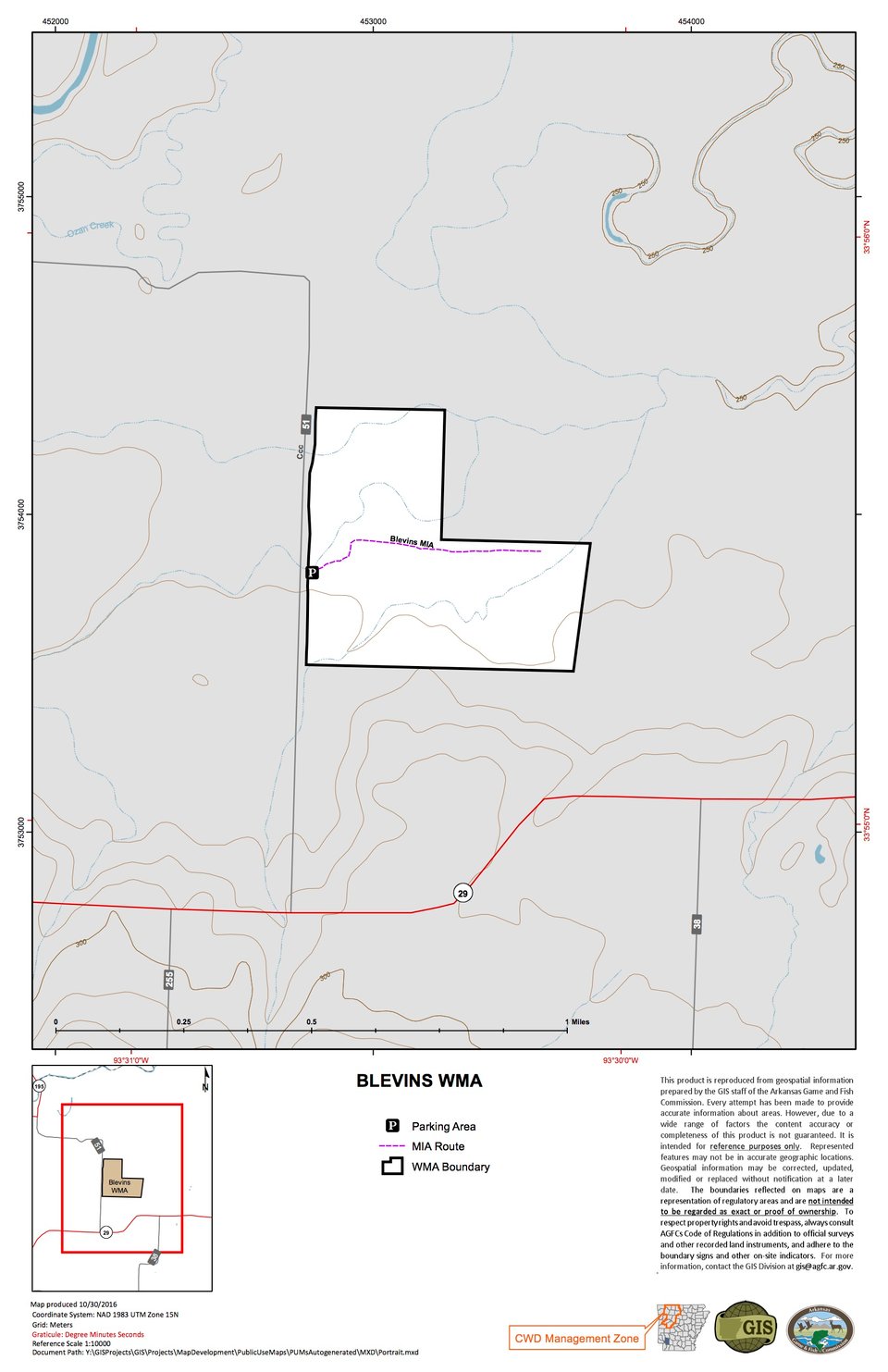 Blevins WMA