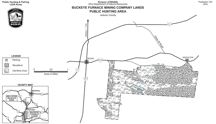Buckeye Furnace Mining Company Lands