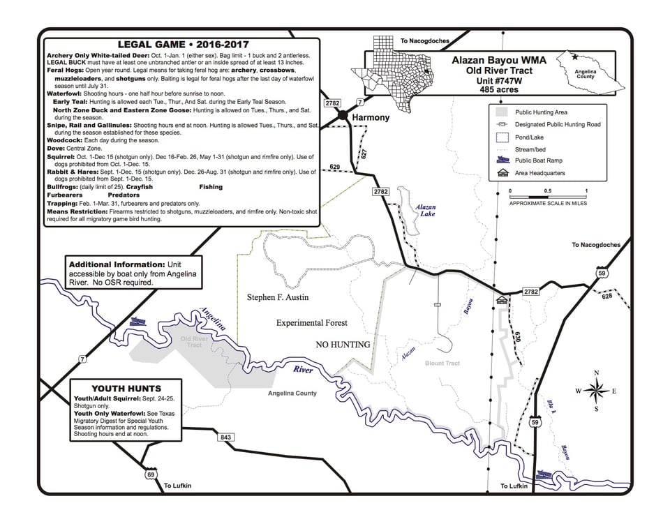 Alazan Bayou WMA - Old River Tract
