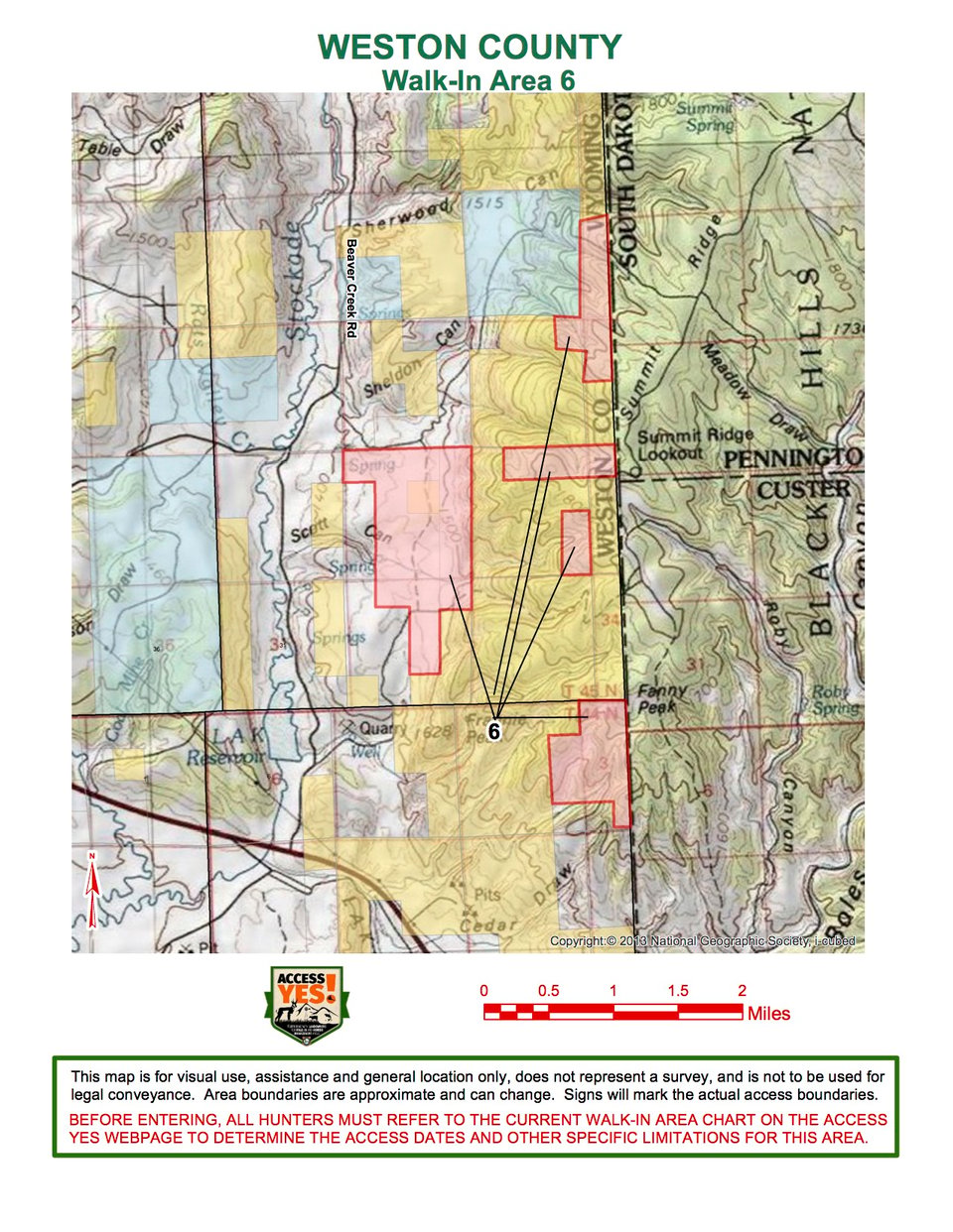 Weston County Walk In Area 6