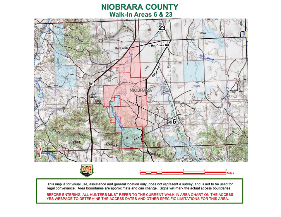 Niobrara County Walk In Area 23