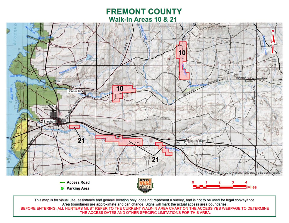 Fremont County Walk In Area 21