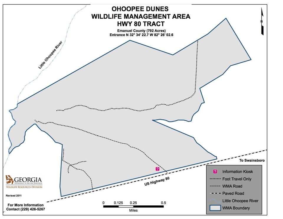 Ohoopee Dunes WMA Hwy 80 Tract