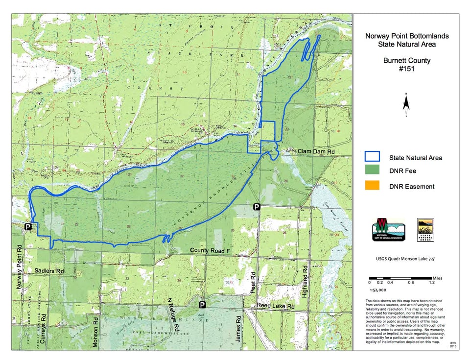 Norway Point Bottomlands State Natural Area