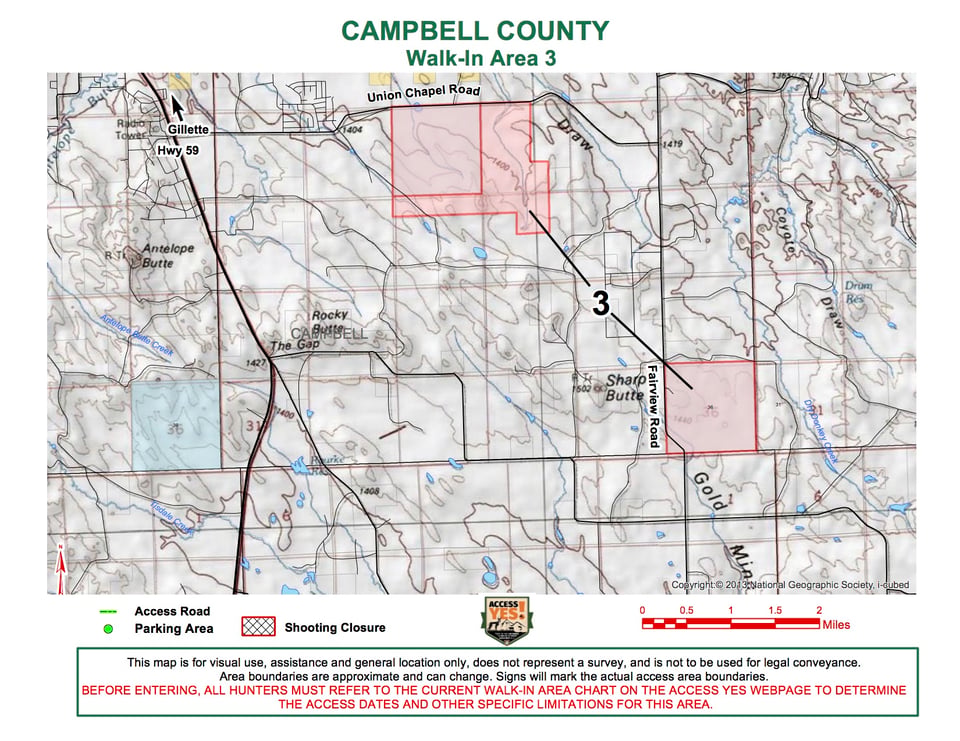 Campbell County Walk In Area 3