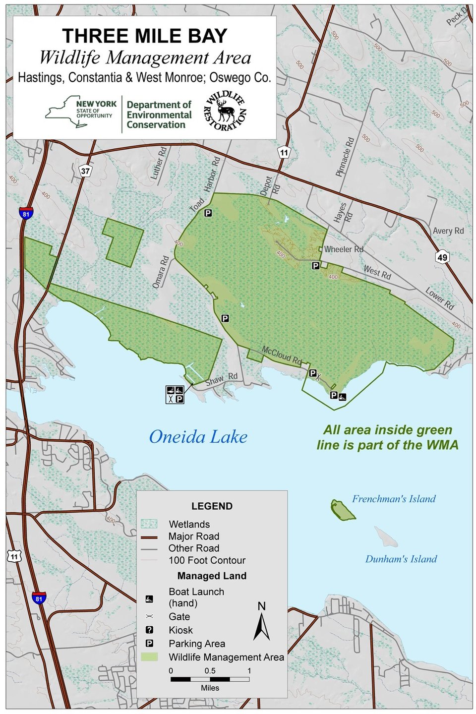 Three Mile Bay Wildlife Management Area
